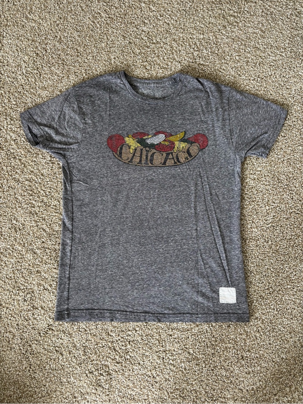 Retro Brand Chicago Gray T-Shirt